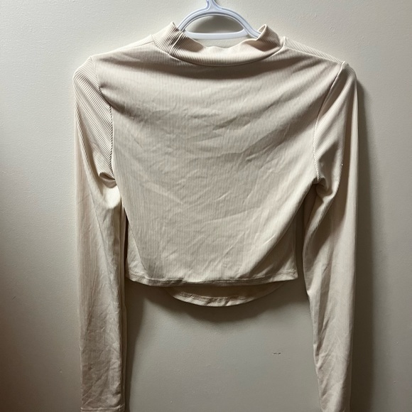 Cream long sleeve top - Picture 2 of 2
